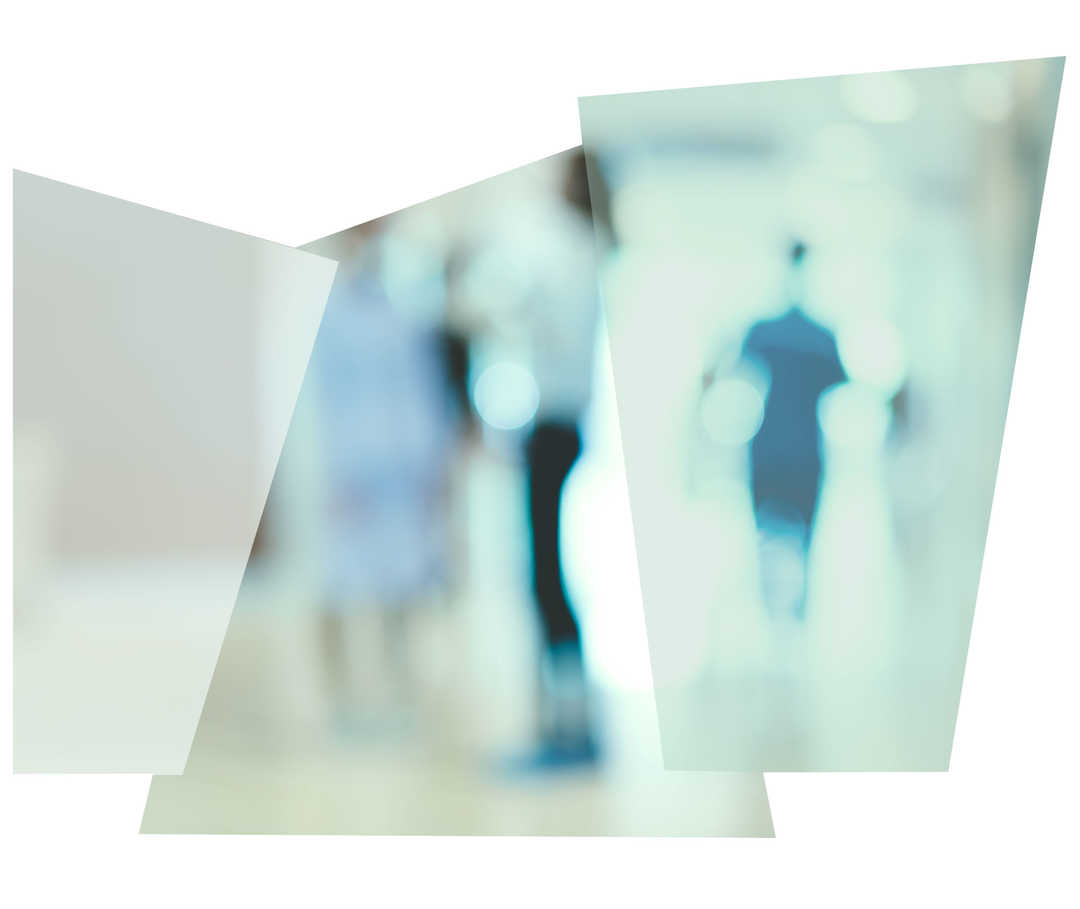 Ein Krankenhausgang mit Leuten