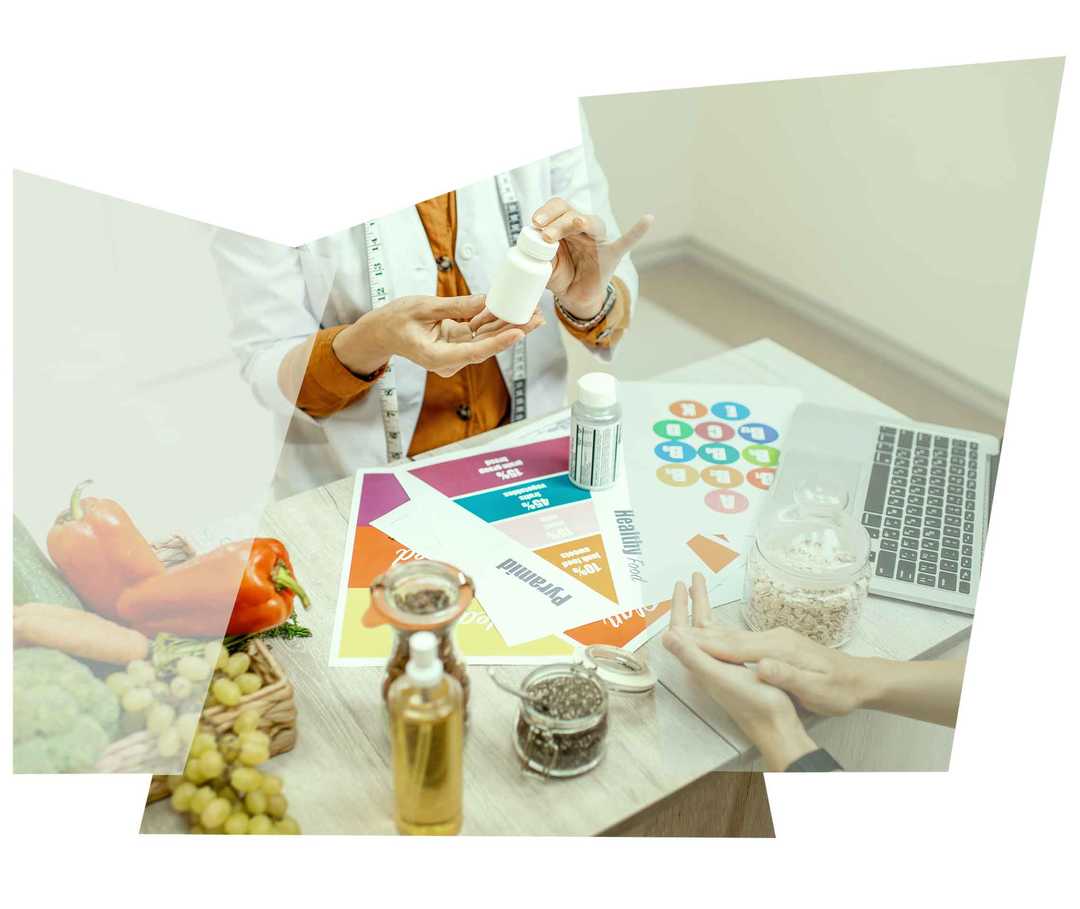 Leben mit NET: Eine Patientin lässt sich von einer Ernährungeberatierin beraten