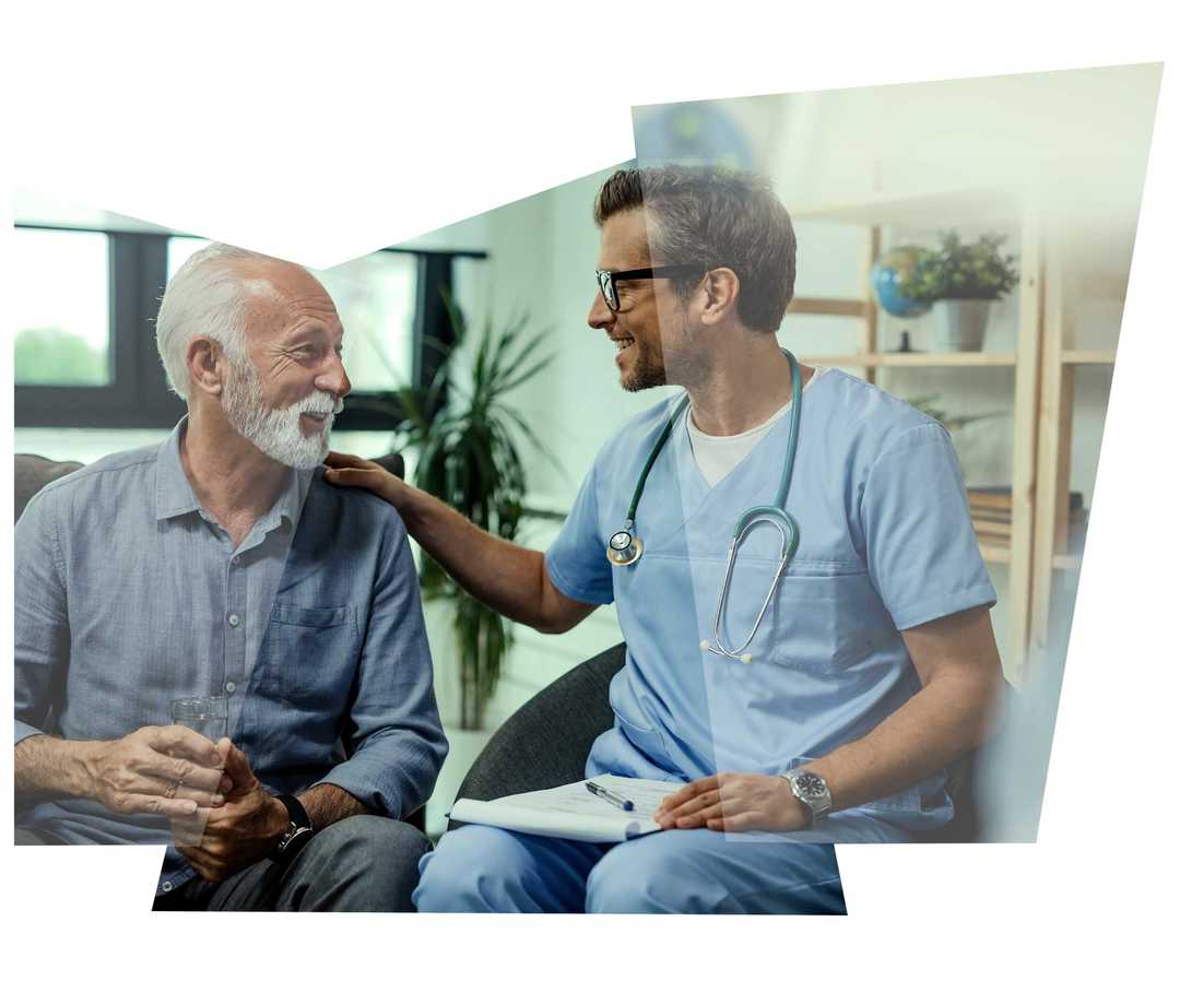 Leben mit NET: Ein Arzt im Gespräch mit seinem Patienten