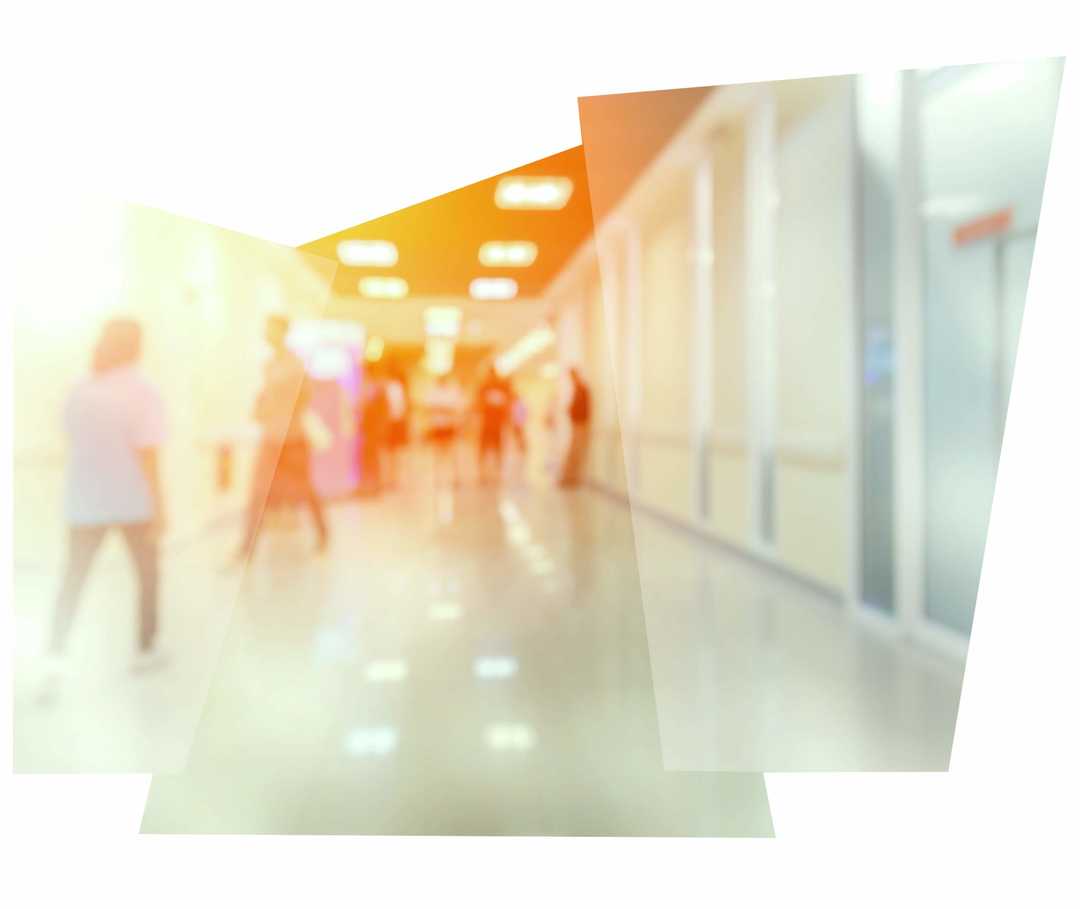 Leben mit NET: Ein Flur in einem ENETS-Zentrum Leben mit NET: Ein Flur in einem ENETS-Zentrum