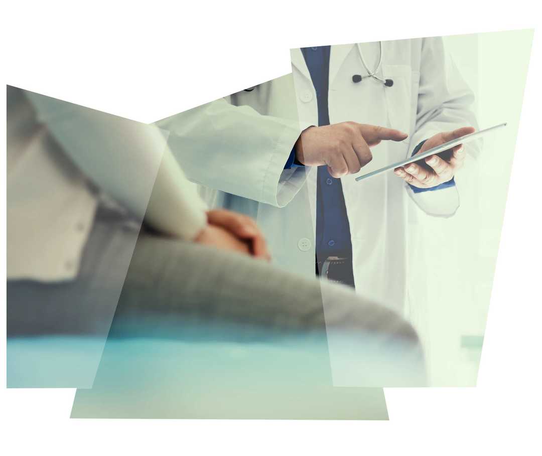 Leben mit NET: Ein Patient beim Arztgespräch