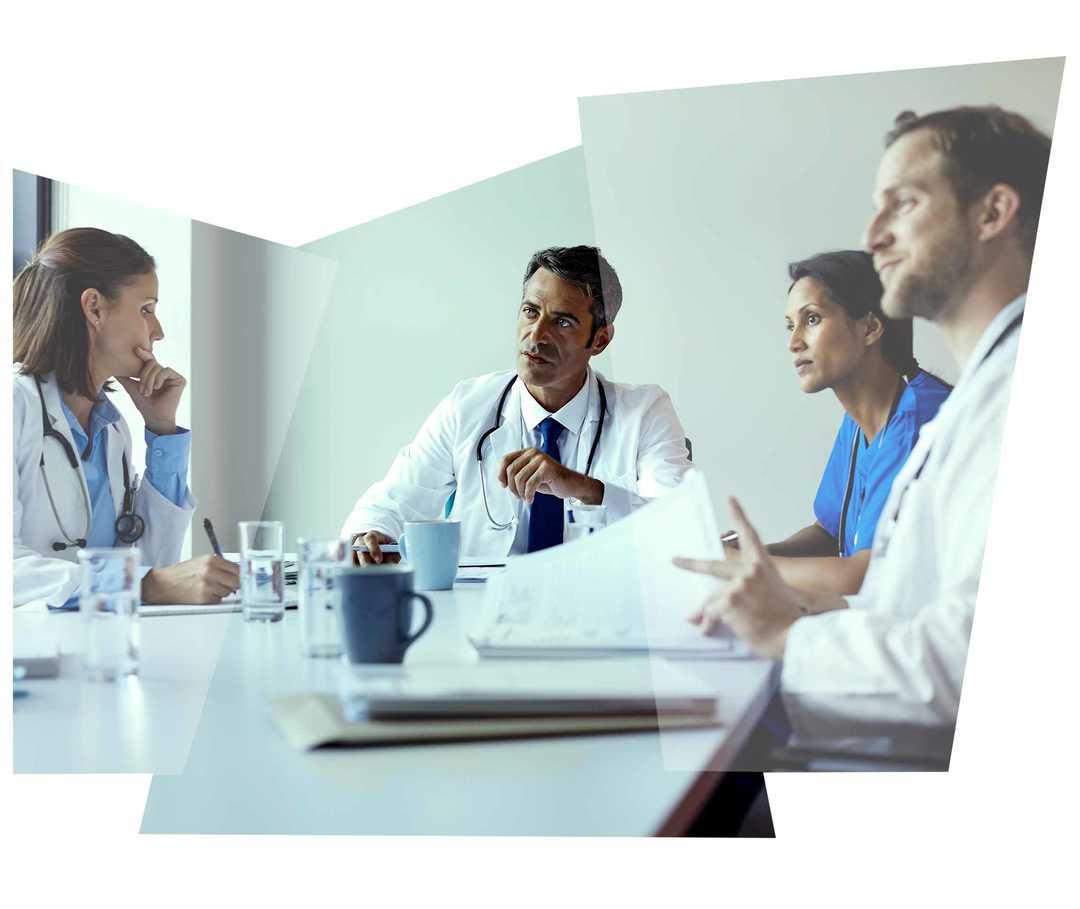 Leben mit NET: Ärztinnen und Ärzte bei der Tumorkonferenz